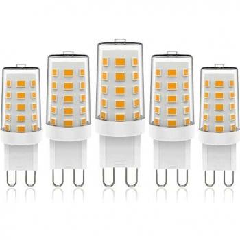 Aourow G9 LED Leuchtmittel 4W 450LM (Ersetzt 28W,33W,40W G9 Halogenlampe)