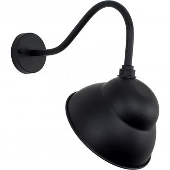 VALUELIGHTS IP23 Metal Swan Neck Outdoor Wall Light