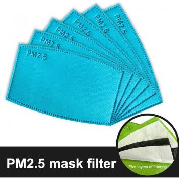 10 PCS 5-Layer Activated Carbon Filters Non-Woven Cloth Disposable Health99