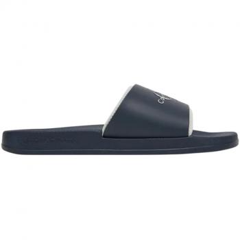 Ciabatte Calvin Klein Jeans Monologo Blu Scuro