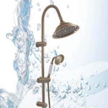 Set colonna liberty bronzo