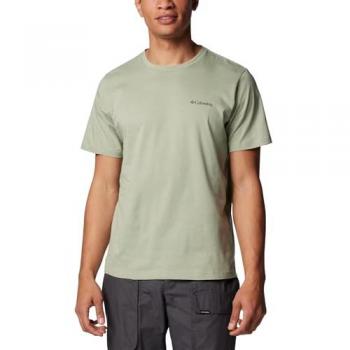 T-shirt Columbia Rapid Ridge Back Graphic II manica corta verde chiaro pallido - XL