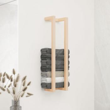 Solid Pine Towel Rack 23x18x90 cm by vidaXL