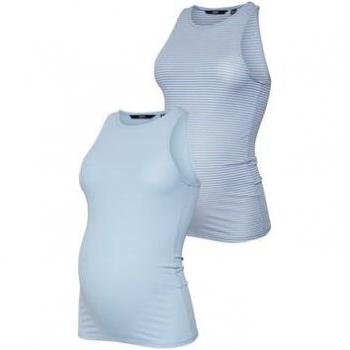 Top premaman VMMJILL 2-Pack Blue Bell