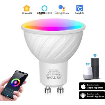 Smart Life LED Light Bulb E14 GU10 E27 RGBW