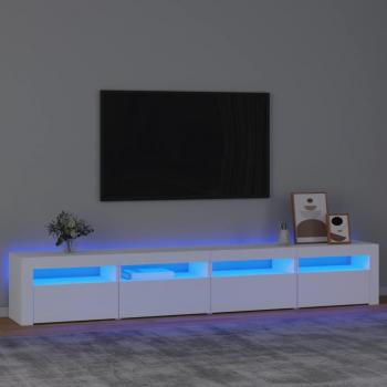 Mueble de TV con luces LED vidaXL (dimensions: 240x35x40 cm)