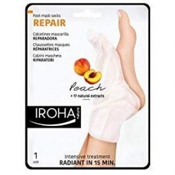 Mascarilla para Pies Iroha Melocotón y Manteca de Karité