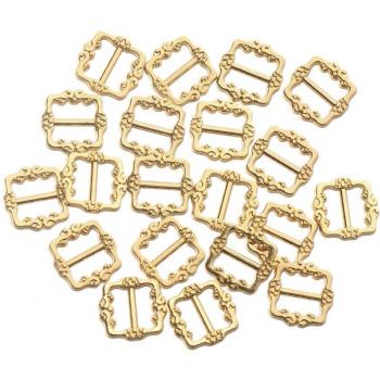 20Pcs Small Tri-glide Belt Buckles for BJD/SD Dolls 6x6mm