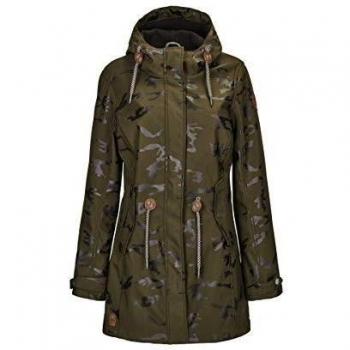G.I.G.A. DX Softshellparka für Damen, Modell Cavessa Camou, Größe 38, Farbton Olive Brown