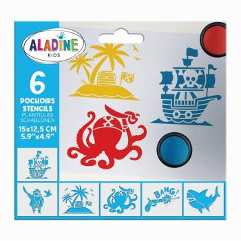 ALADINE Piratenschablonen Set