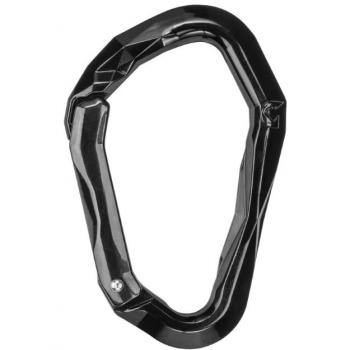 Grivel Stealthecht Geradseitiger Karabiner Schwarz