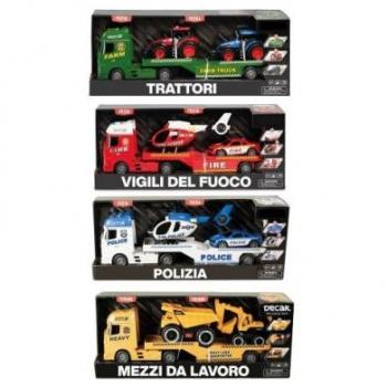 Camion 37483 con veicoli 1:12 assortito