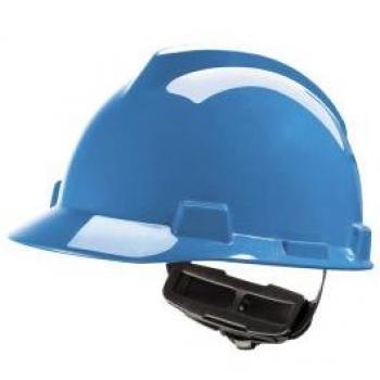 Bouwhelm MSA V-Gard FAS-TRAC Blauw 52-64 cm