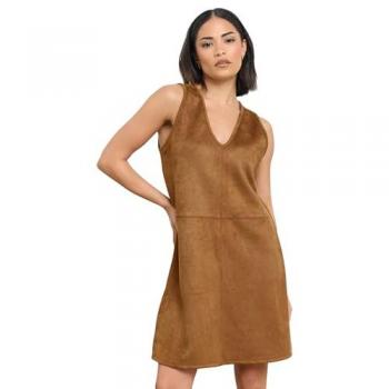 PixieGirl Petite: Mini-Kleid „Suedette“ in Braun