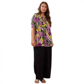 Top sans manches vert boho Evans