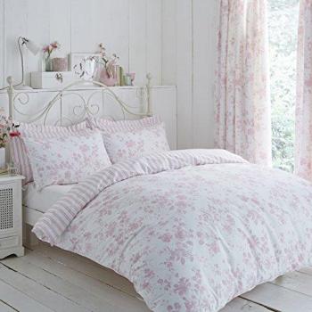 Pink Amelie Duvet Cover Set for King Bed