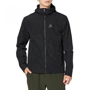 Salomon EXPLORE WP JKT M Herrenregenmantel Polyester Schwarz S – LC1267600