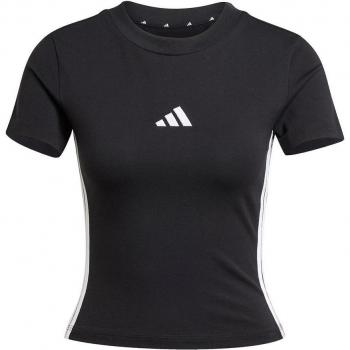 Playera adidas 3 Bandas Slim Baby Mujer