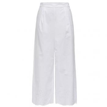 PANTALÓN PLISADO 'ROXANNE' SOLO BLANCO