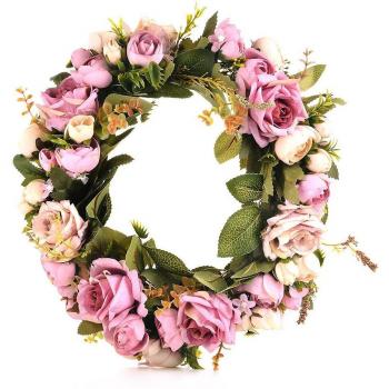DIY Hochzeitskranz mit Rosen