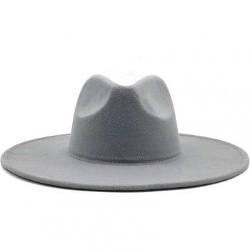 Classic Wool Fedora Hat for Men and Women