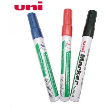 Mitsubishi Uni 580B Permanent Paint Marker Pens - Set of 6