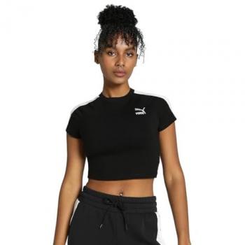 Puma T7 Baby Maglietta A Maniche Corte Nera S