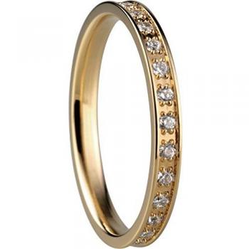 Bering Goldring mit Zirkonia