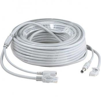RJ45 Cat5e Ethernet CCTV Power Cable