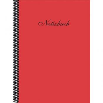 E&Z Verlag GmbH Liniertes Notizbuch DINA4 Hibiskusfarbe