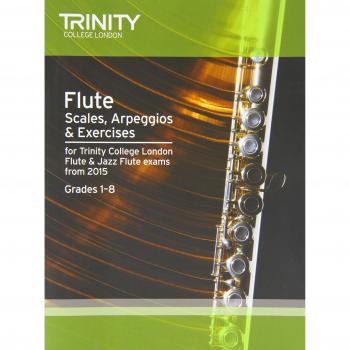 Flute & Jazz Flute Scales & Arpeggios from 2015: Grades 1 - 8
