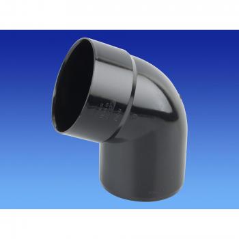 Osmasoil 4S435B (Bottom) Solvent Weld Offset Bend Black 110mm