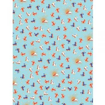 Décopatch Bastelkarton Metallic‑Blau – 20 × 40 cm, 20 Packung (500 Blatt)