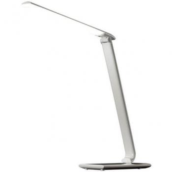 Solight WO37-W LED Tischlampe dimmbar, 12W, wählbare Lichttemperatur, USB, glänzend weiß