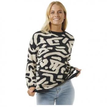 Rip Curl Rundhalspullover THE SEARCH (1-tlg) Plain