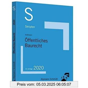 Skript Öffentliches Baurecht