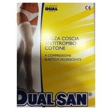 DUALSAN CALZA COSCIA ANTITROMBO CON TASSELLO taglia 2