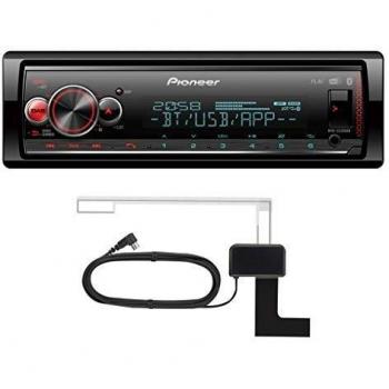 Pioneer MVH-S520DABAN 1DIN Autoradio con DAB+, USB, Bluetooth, Smart-Sync, Spotify, RGB, compatible con Android/iPhone (Gehäusetiefe reducida / INCL. Antena DAB+)