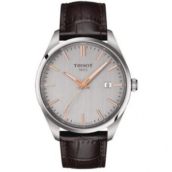 Reloj Tissot PR100 de Piel Marrón para Hombre 40mm