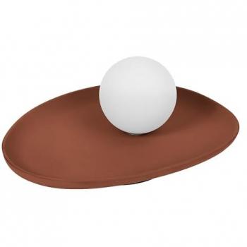 Ledvance Dekorative Tischleuchte Clay Nest, G9, braun