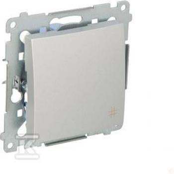 Interruttore Pulsante Argento Kontakt DW7.01/43