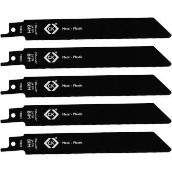 C.K MAGMA C.K T0823 Lame per sega a sciabola 24 tpi, confezione da 5 pz