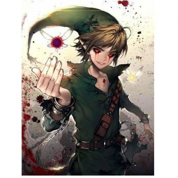 Arte Diamantina Zelda 5D DIY 20x30 cm con Design a Cintura di Cristalli