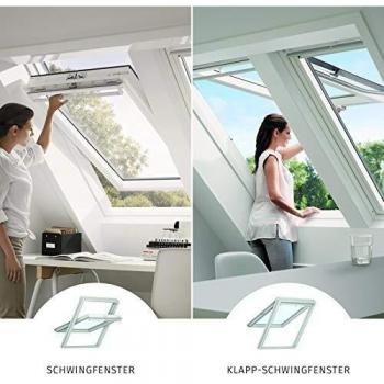 Velux White Polyurethane Centre Pivot Roof Window - 780 x 1400mm
