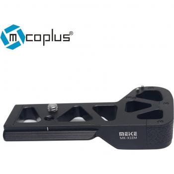 Meike MK-X1EM Metal Grip Hand Holder Tripod Bracket Quick Release L Plate for Sony a7mIII