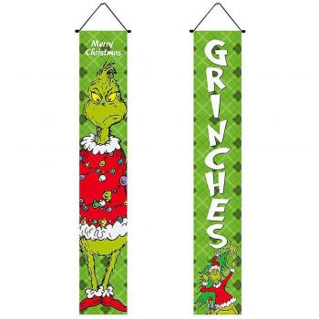 Puerta Navideña Grinch