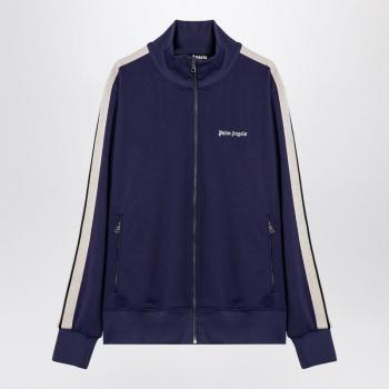 Felpa con zip Palm Angels Blu Navy Taglia L