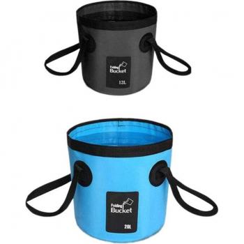 Dual Size Collapsible Water Buckets 20L & 12L