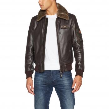 Redskins Men's Texaco Fender Jacket in Brown, X-Large