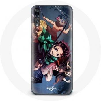 Huawei P20 Pro Tanjiro Nezuko Inosuke Case - Kimetsu no Yaiba Design